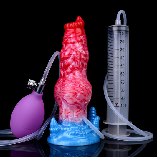 Inflatable Squirting Dragon Dildo – 17.5"