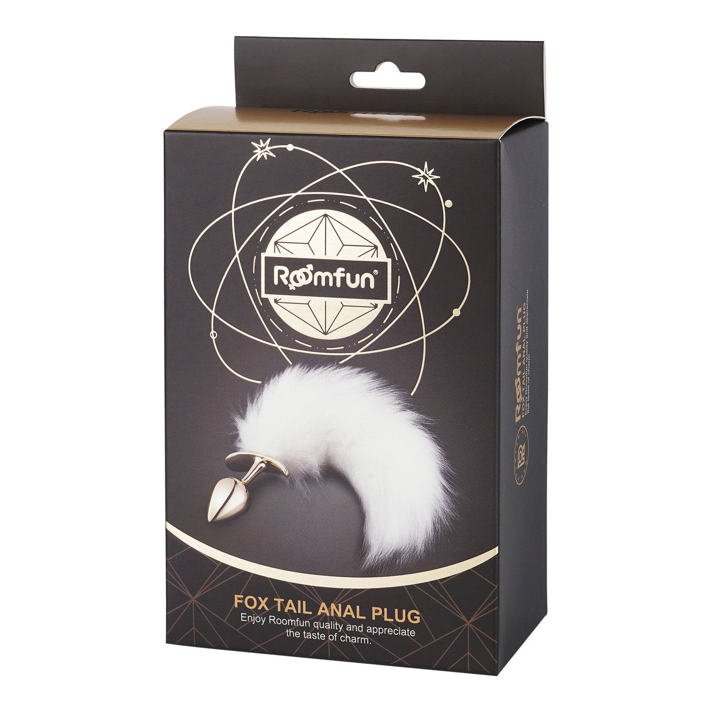 Premium Velvety Soft White Fox Tail Anal Plug – Luxe Faux Fur