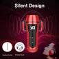 Male Masturbator - 10 Vibration Frequencies, Easy to Clean, USB Charge - Red