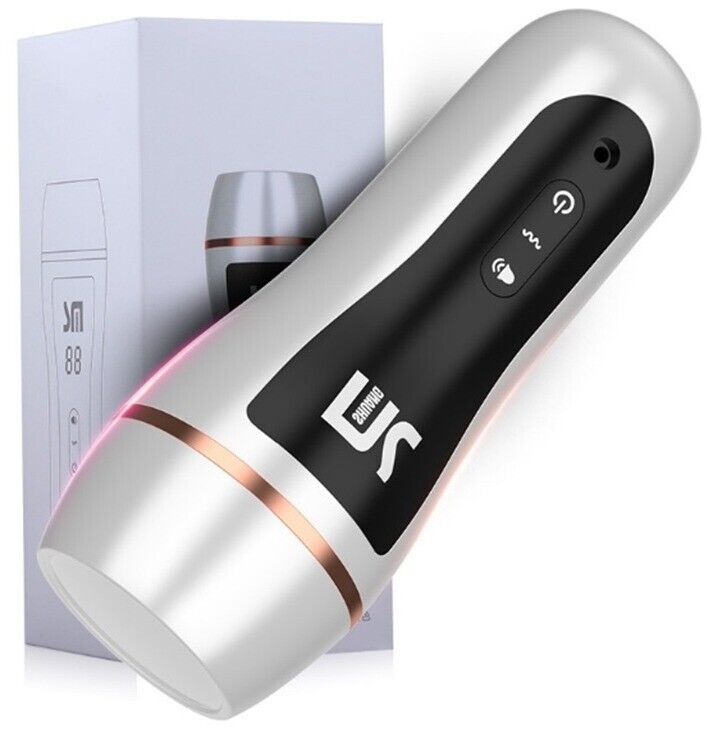 Male Masturbator - 10 Vibration Frequencies, Easy to Clean, USB Charge - Red