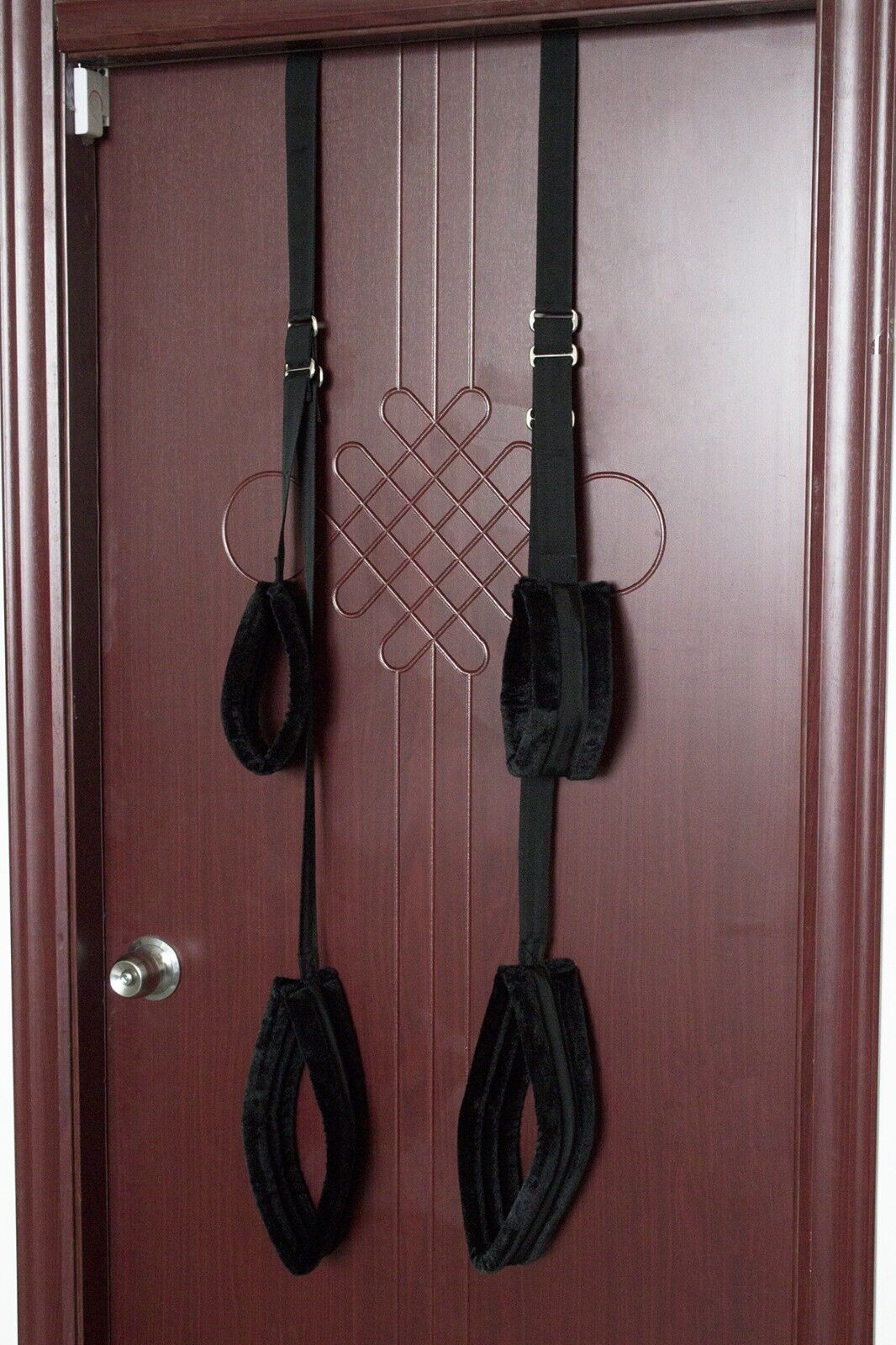 Bondage Leg Spread Door Harness - Adjustable Door-Mounted Restraint System