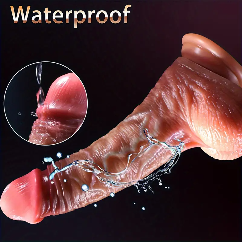 RealFeel Bliss - 6-Inch Dildo with Dual-Layered Foreskin and Lifelike Balls