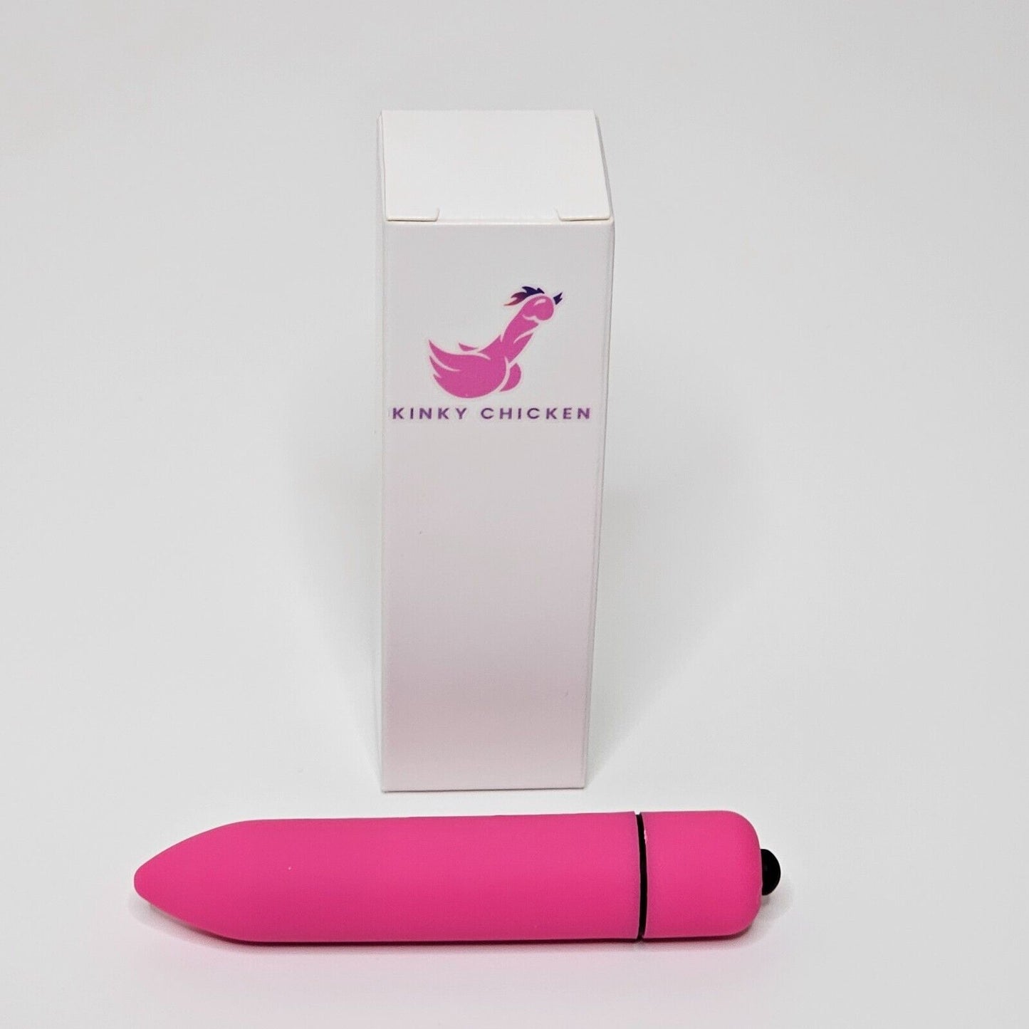 Kinky Chicken Intense Bullet Vibrator - 10 Speeds, Waterproof, Free Battery