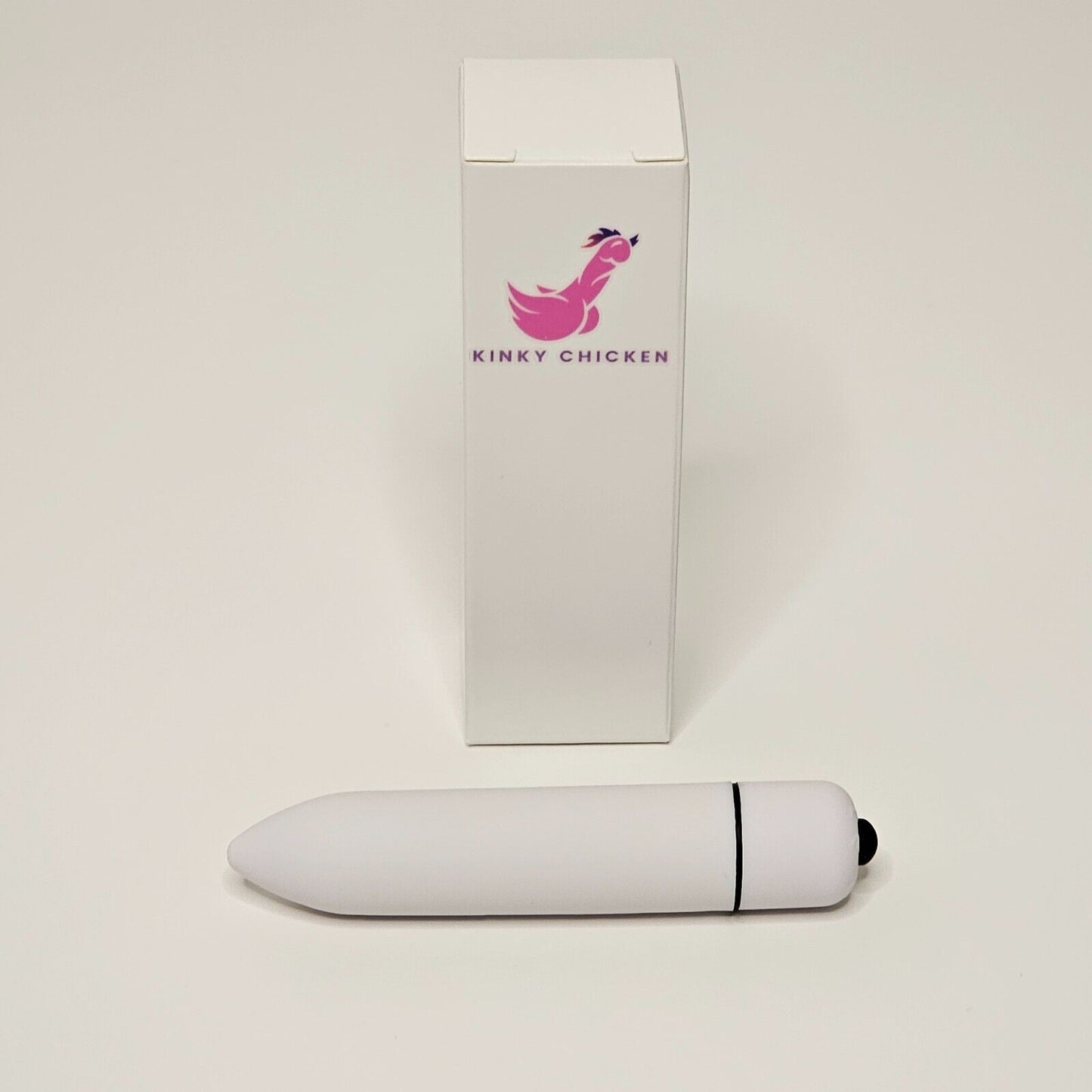 Kinky Chicken Intense Bullet Vibrator - 10 Speeds, Waterproof, Free Battery