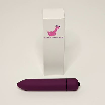 Kinky Chicken Intense Bullet Vibrator - 10 Speeds, Waterproof, Free Battery