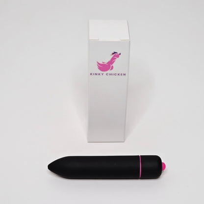 Kinky Chicken Intense Bullet Vibrator - 10 Speeds, Waterproof, Free Battery