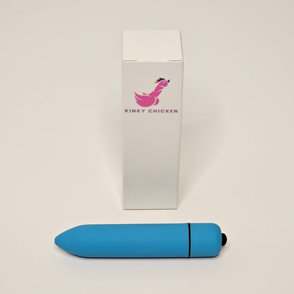 Kinky Chicken Intense Bullet Vibrator - 10 Speeds, Waterproof, Free Battery