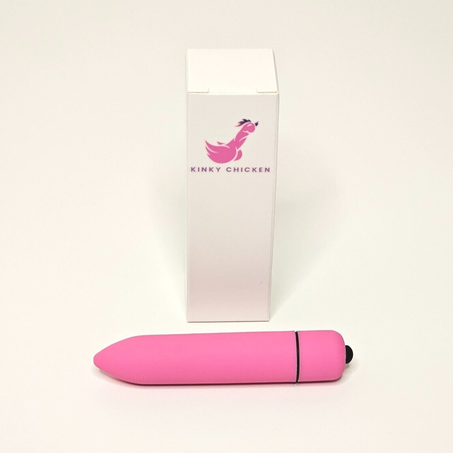 Kinky Chicken Intense Bullet Vibrator - 10 Speeds, Waterproof, Free Battery