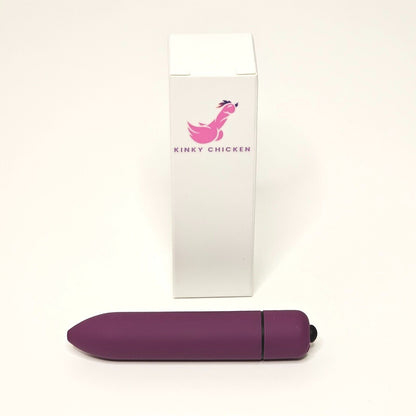 Kinky Chicken Intense Bullet Vibrator - 10 Speeds, Waterproof, Free Battery