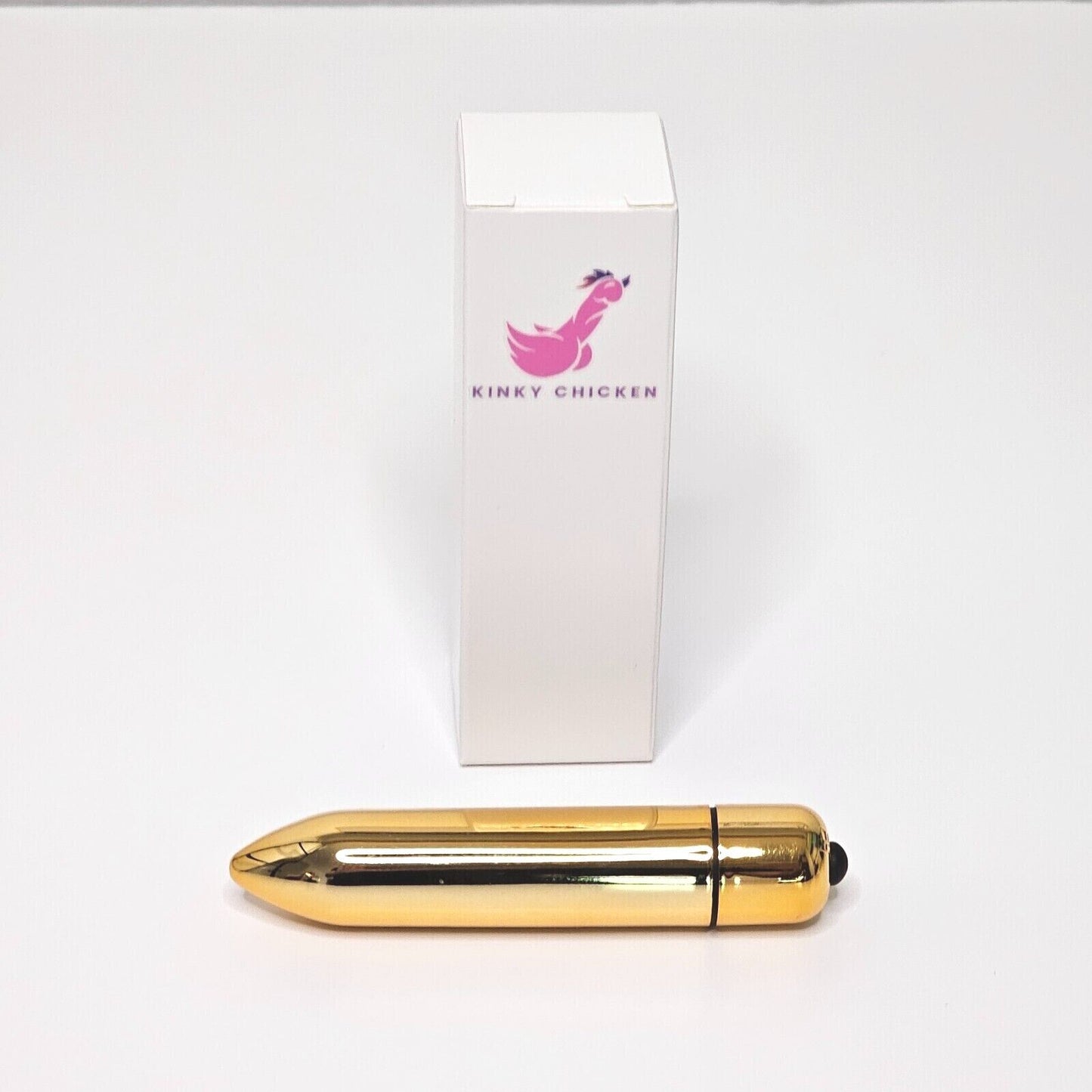 Kinky Chicken Intense Bullet Vibrator - 10 Speeds, Waterproof, Free Battery