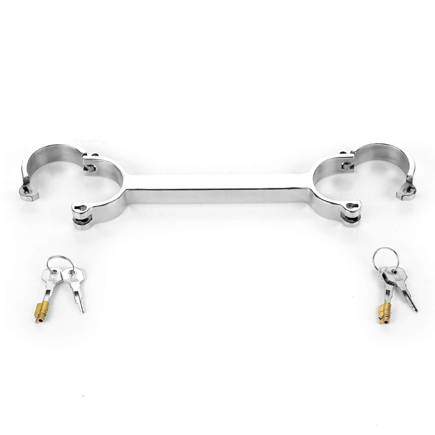 Heavy-Duty Stainless Steel Bondage Cuff Restraints