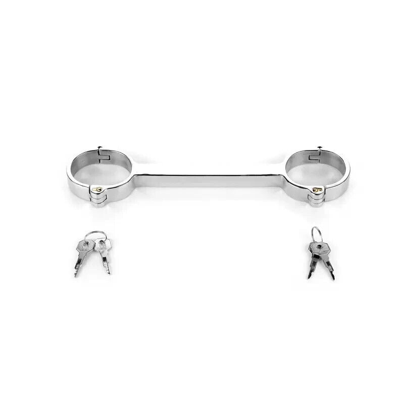 Heavy-Duty Stainless Steel Bondage Cuff Restraints