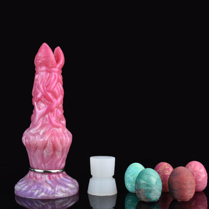 Exotic Ovipositor Egg-Laying Dildo – Unique Alien Fantasy Toy with Eggs & Inflation Pump