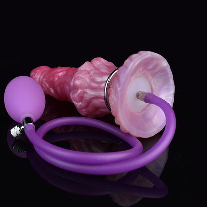 Exotic Ovipositor Egg-Laying Dildo – Unique Alien Fantasy Toy with Eggs & Inflation Pump