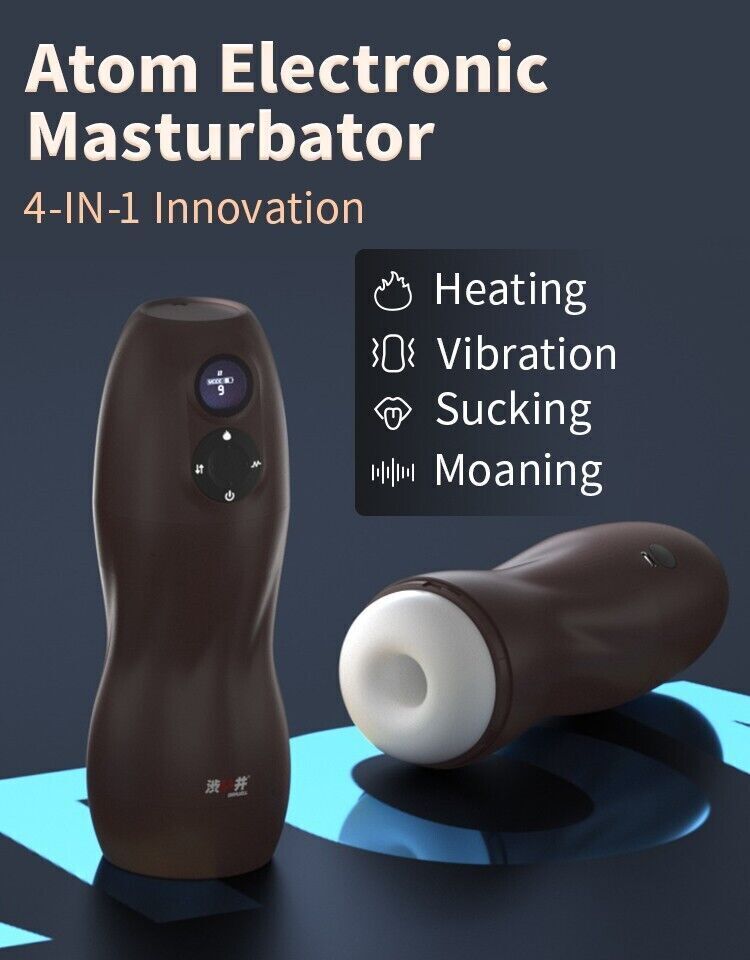 Automated Male Masturbation Cup - Heat - Vibe - Suck - Moan - "The One"