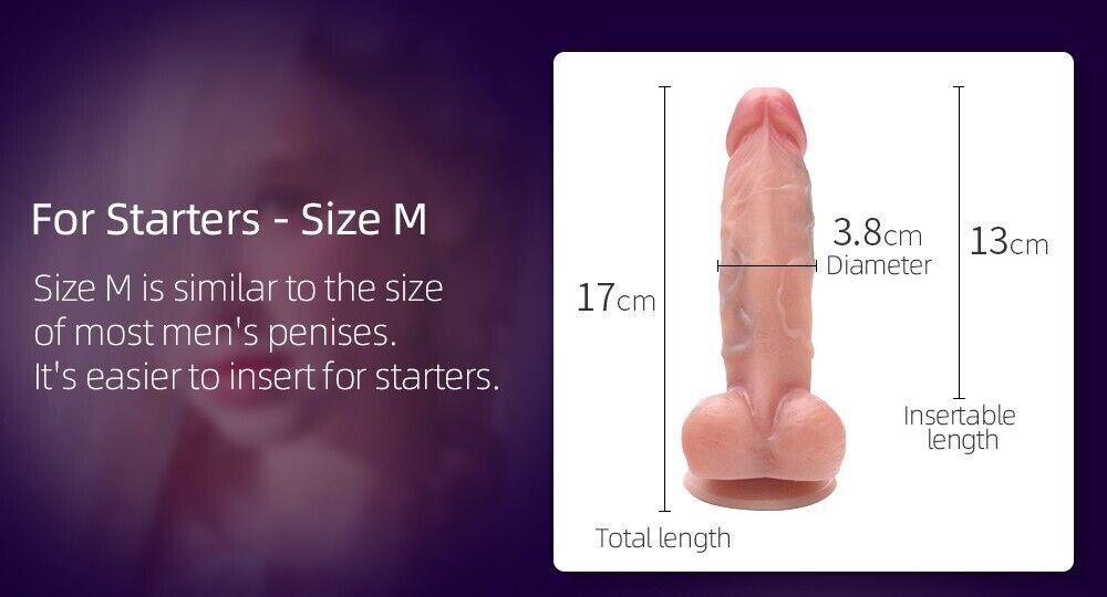 Hyper Realistic Lifelike Dildo-Intense Pleasure  7" Length, and 5.5" Insertable