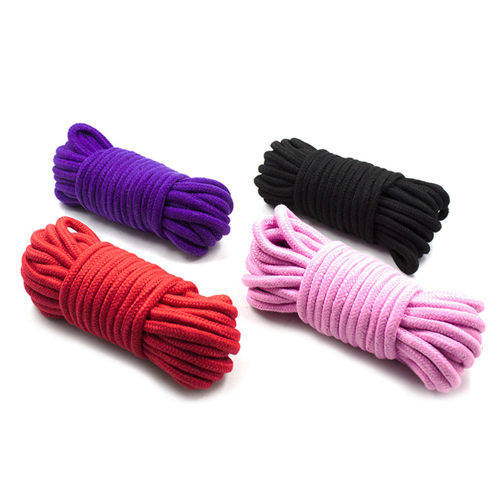 Soft Velvety Bondage Rope - 10Mtrs - For Kinky BDSM Bondage And Restraint Play