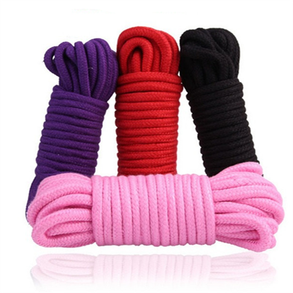 Soft Velvety Bondage Rope - 10Mtrs - For Kinky BDSM Bondage And Restraint Play