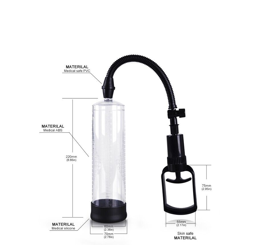 Kinky Chicken Essentials - Manual Penis Pump for Size, Strength, and Stamina