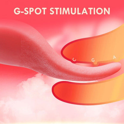 G-Spot Stimulator - Flapping Tongue - 3 Modes, 7 Speeds, 1-Hour USB Charge