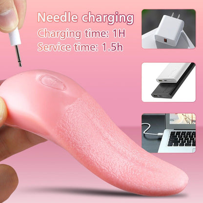 G-Spot Stimulator - Flapping Tongue - 3 Modes, 7 Speeds, 1-Hour USB Charge