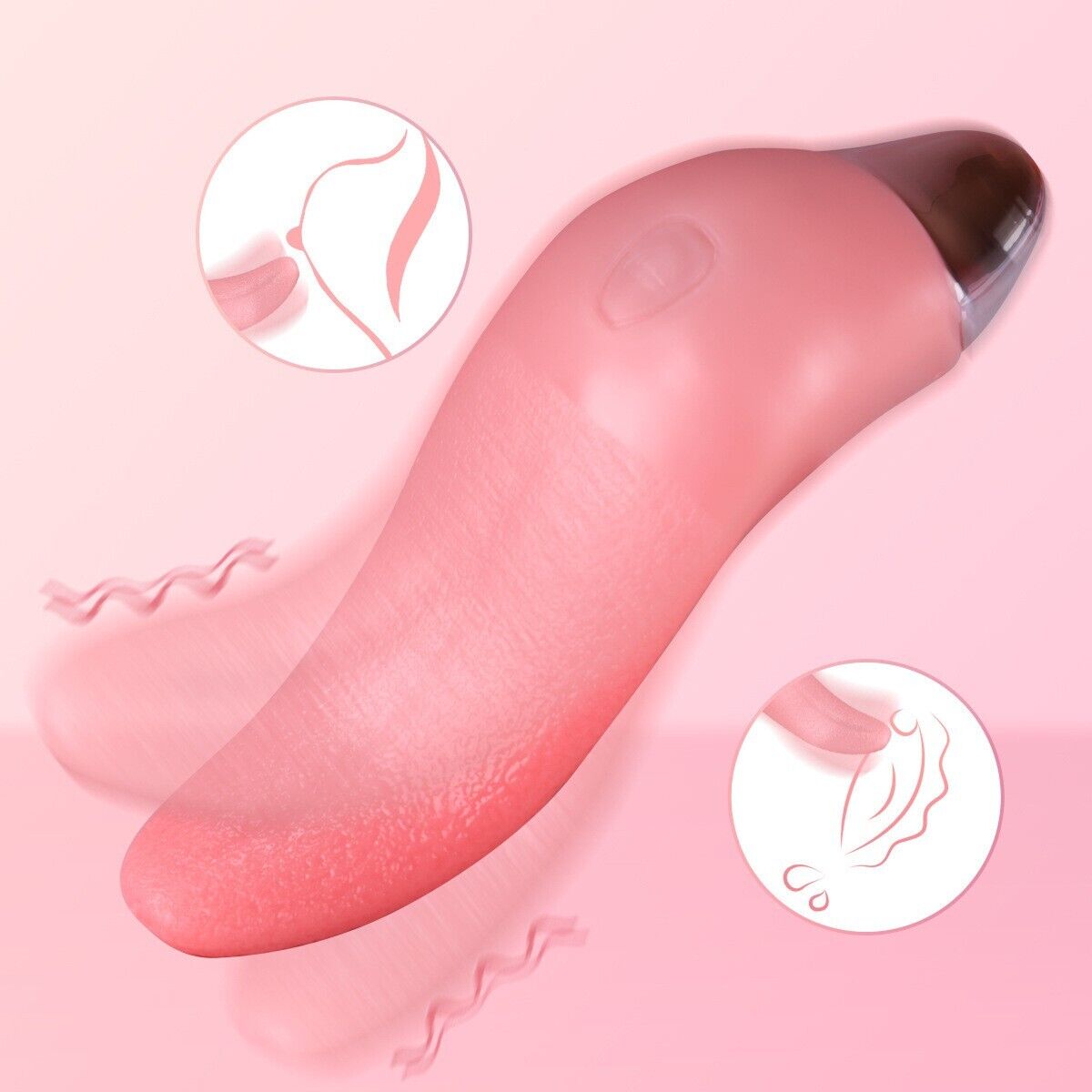 G-Spot Stimulator - Flapping Tongue - 3 Modes, 7 Speeds, 1-Hour USB Charge