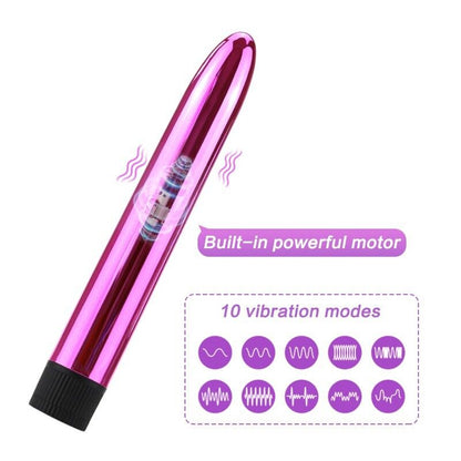 Compact Vibrator - 17cm x 2.5cm - 10 Various Settings - Kinky-Essentials Delight