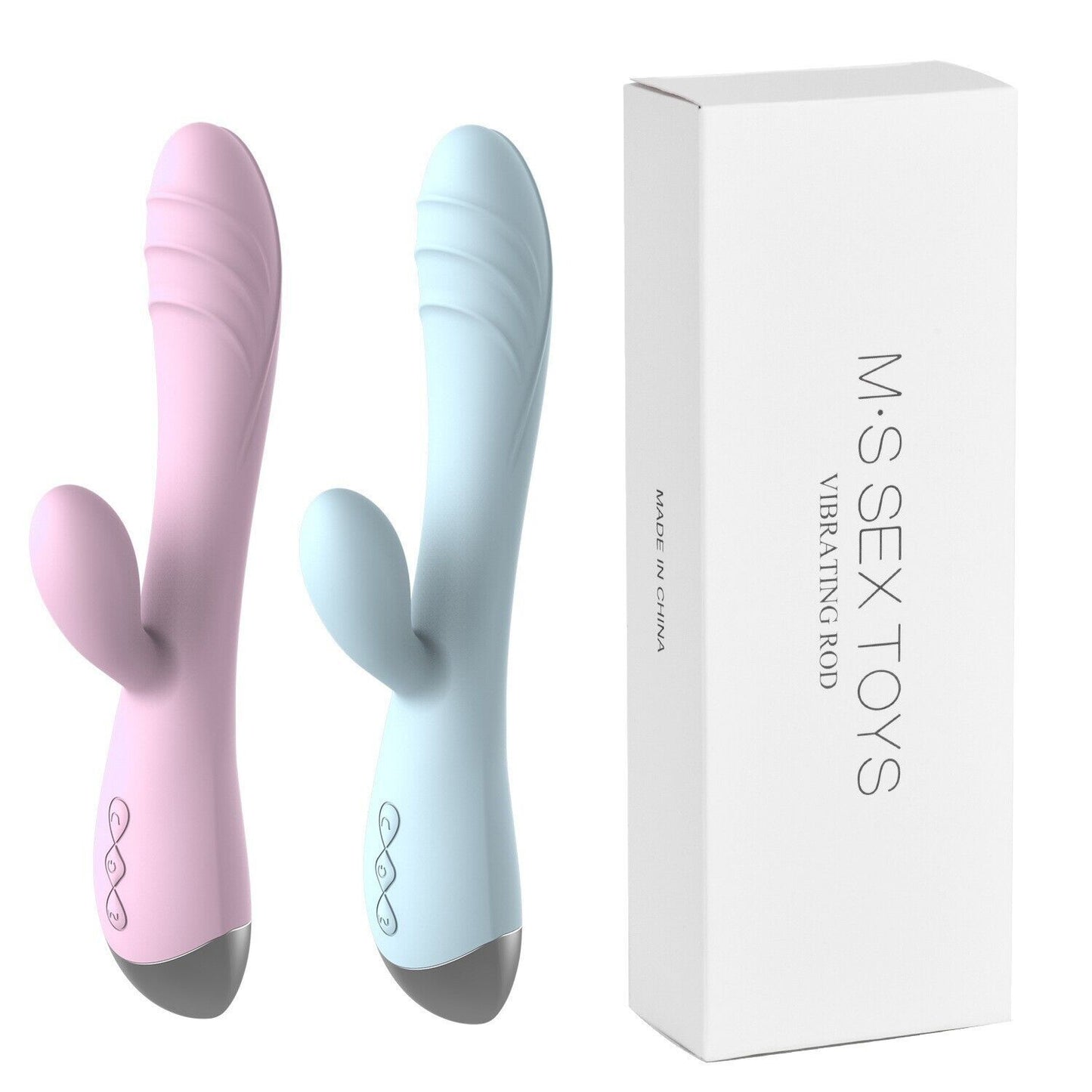 Ethereal Bliss - Designer Dildo with 10 Vibration Settings and Triple Stim