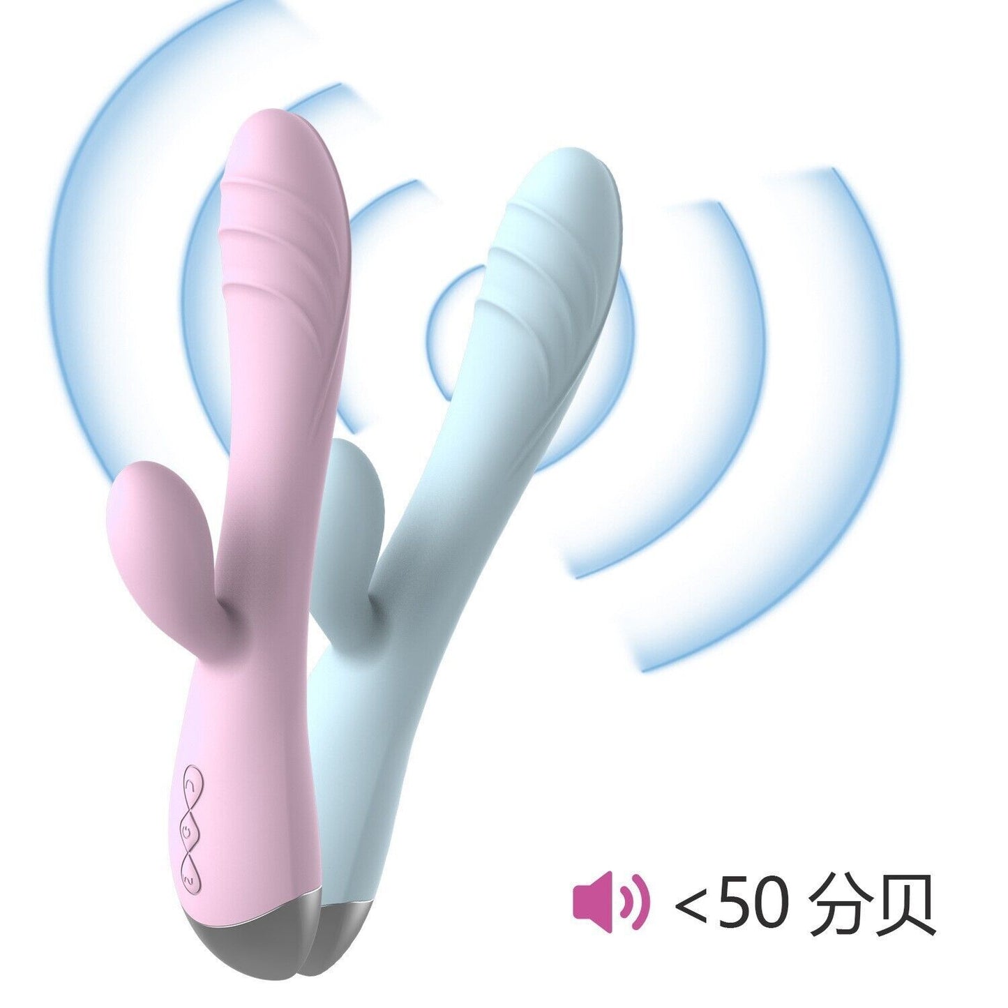 Ethereal Bliss - Designer Dildo with 10 Vibration Settings and Triple Stim