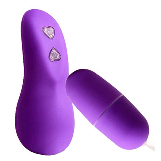 Kinky Essentials Delight - Remote Love Egg - 10 Vibration Modes - Purple