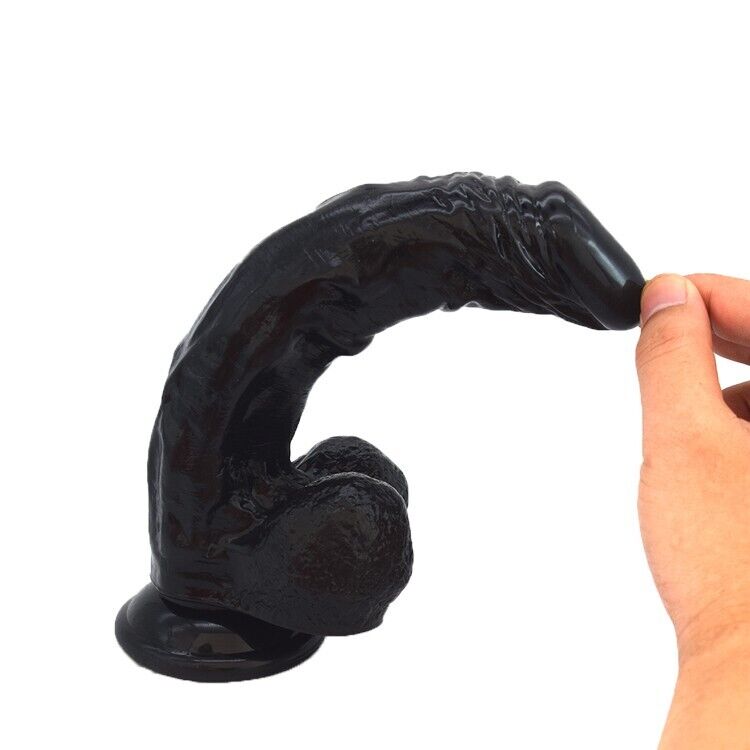 Sultry Shades - 9-Inch Realistic Dildo with Suction Cup - Brown or Black