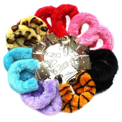 Adult Fluffy Handcuffs for Sensual Play - Hen Night - Stag Night - Role Play