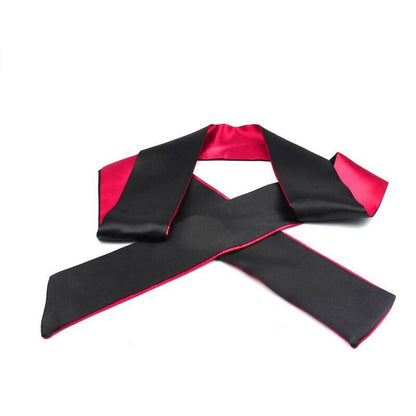 Sexy Velvet Veil - Silky Bondage Blindfold - Black/Red or Black