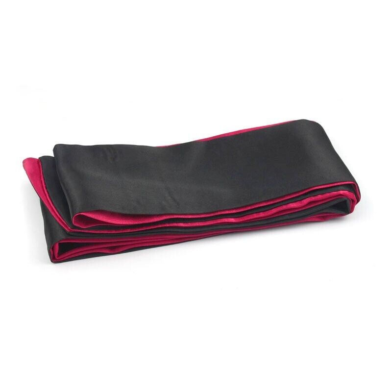 Sexy Velvet Veil - Silky Bondage Blindfold - Black/Red or Black