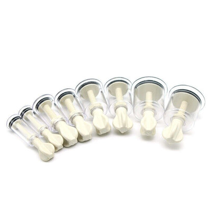 Divine Nipple Vacuum Cups Set - 4 Sizes for Pleasure and Sensation - Bondage Etc