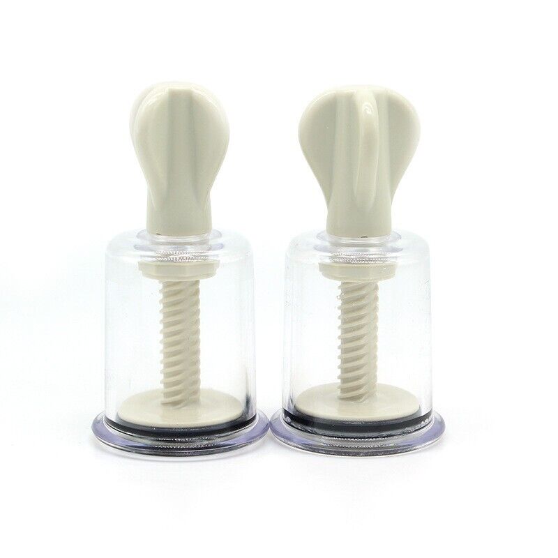 Divine Nipple Vacuum Cups Set - 4 Sizes for Pleasure and Sensation - Bondage Etc