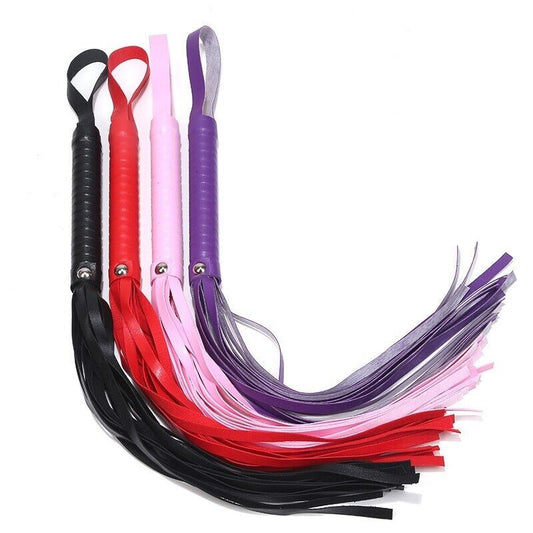 Dominance Unleashed - Strong Bondage Whips (Red, Black, Pink, or Purple)