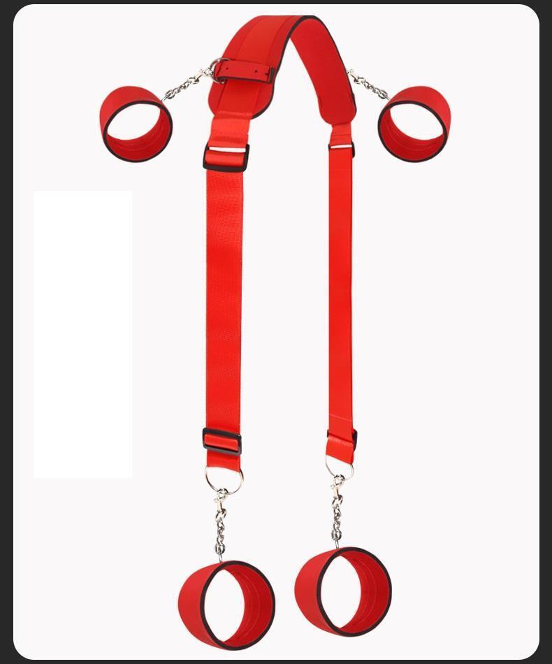 Lustful Liberation - Leg Spread & Hog Tie Bondage Harness Set