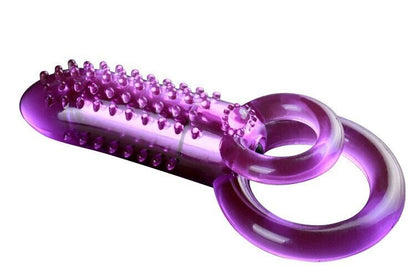 Pleasure Fusion - Vibrating Penis Ring with Clitoral Stimulation and Studs