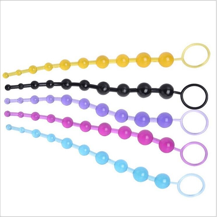 GradualGlow - 30cm Graduating Anal Bead Set - Gradual Training Sex Toy