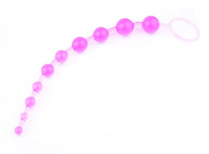 GradualGlow - 30cm Graduating Anal Bead Set - Gradual Training Sex Toy