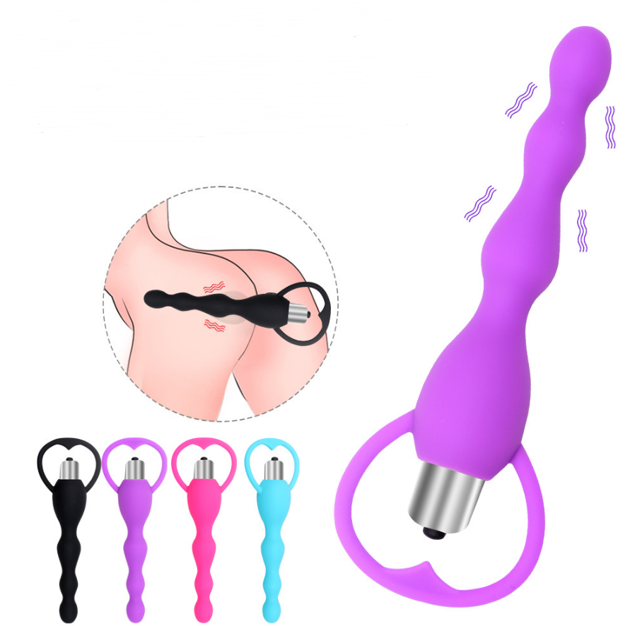 Sensual Symphony - Ribbed Vibrating Anal Massager - Prostate Sex Toy Plug