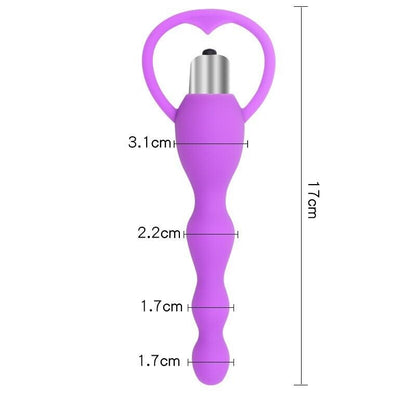 Sensual Symphony - Ribbed Vibrating Anal Massager - Prostate Sex Toy Plug