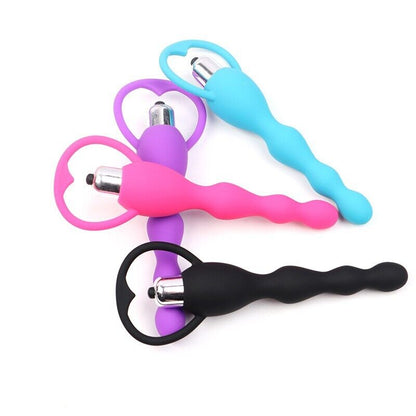 Sensual Symphony - Ribbed Vibrating Anal Massager - Prostate Sex Toy Plug