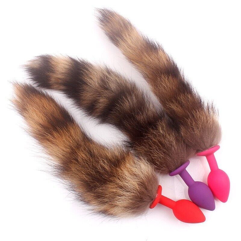 Wild Whimsy - Animal Tail Anal Plug for Playful Adventures - Cos Play - Roleplay