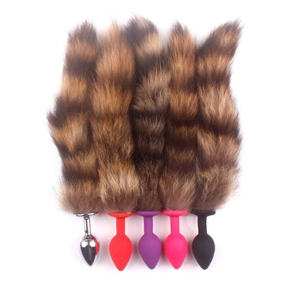 Wild Whimsy - Animal Tail Anal Plug for Playful Adventures - Cos Play - Roleplay