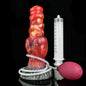 Inferno Eruption - Fantasy Squirting Dildo with Injector, Hand Pump, and Suction