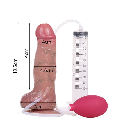 Sensual Symphony - Realistic 7cm Girth Squirting Dildo | Fantasy Sex Toy