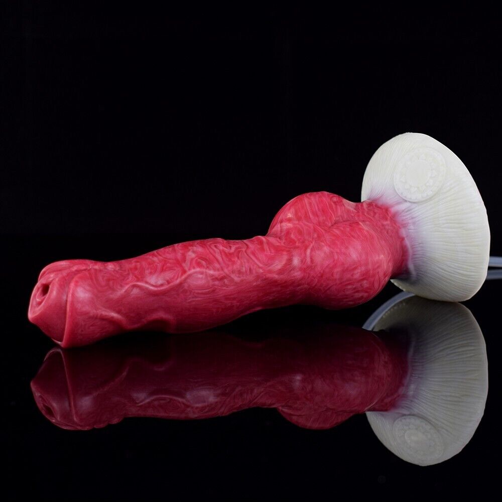 Hellfire Roar - Fantasy Squirting Dildo with Injector, Hand Pump, and Suction