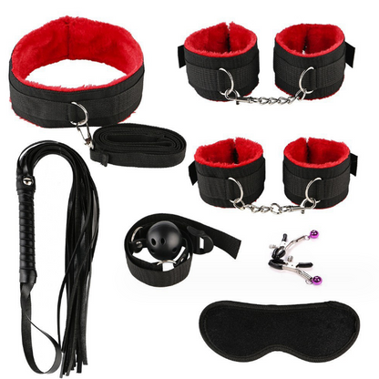 Complete Ecstasy - 13-Piece Bondage & BDSM Kit for Sensual Adventures